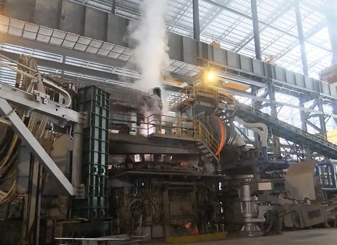 福建福州某钢铁公司50T 炼钢电弧炉工程案例